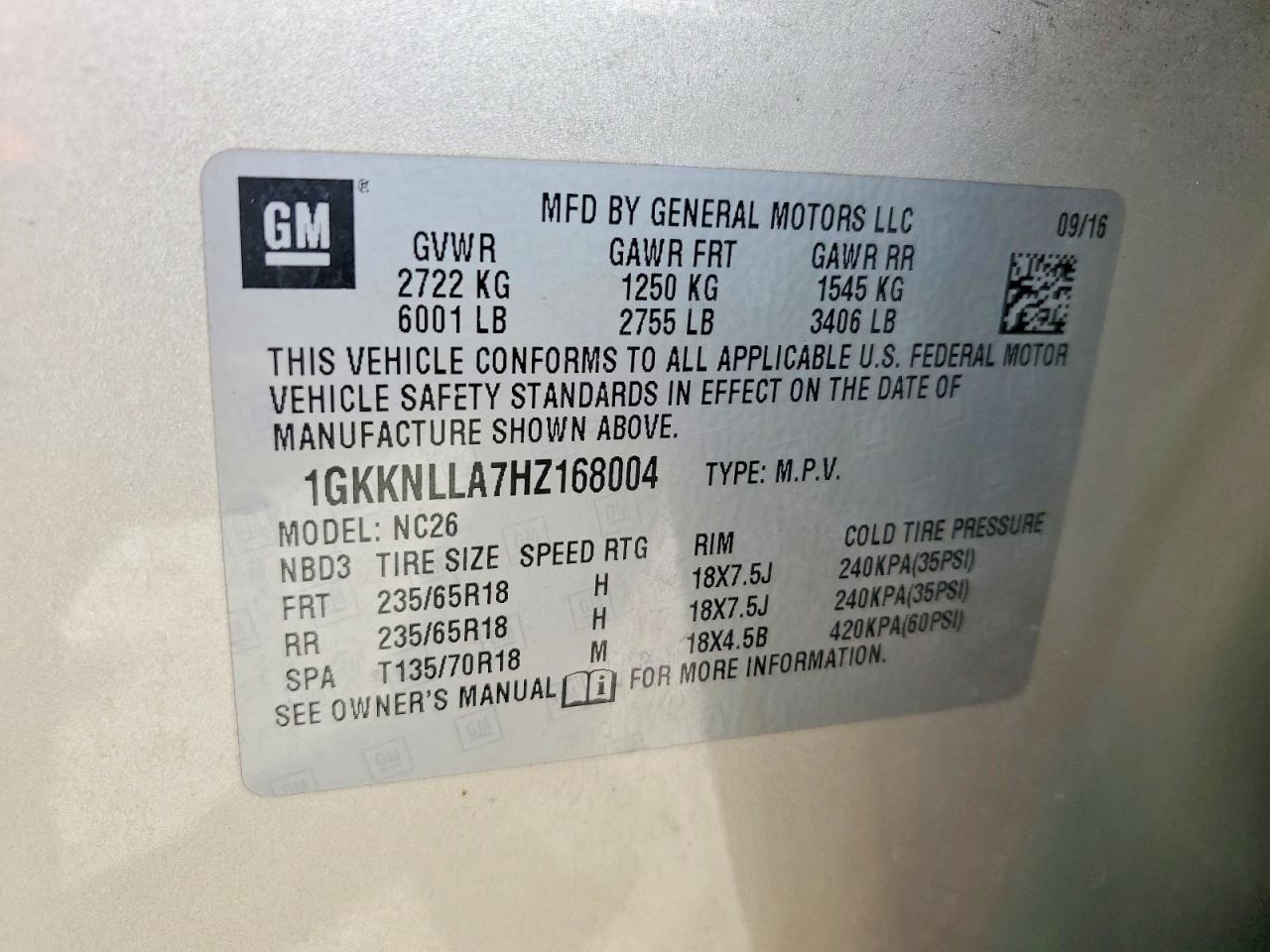 2017 GMC Acadia Sle - zdjęcie 13