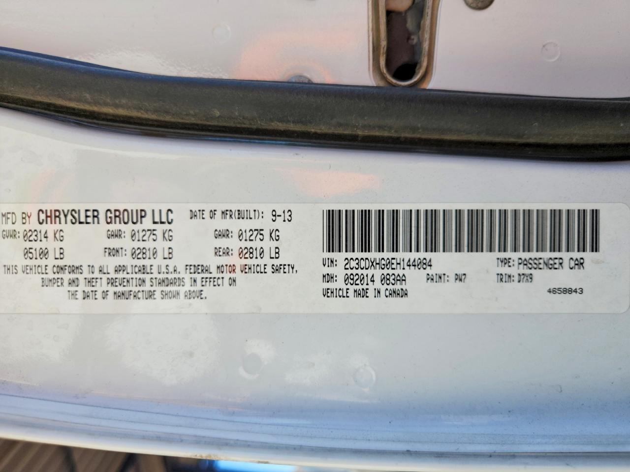 2014 Dodge Charger Sxt - zdjęcie 12