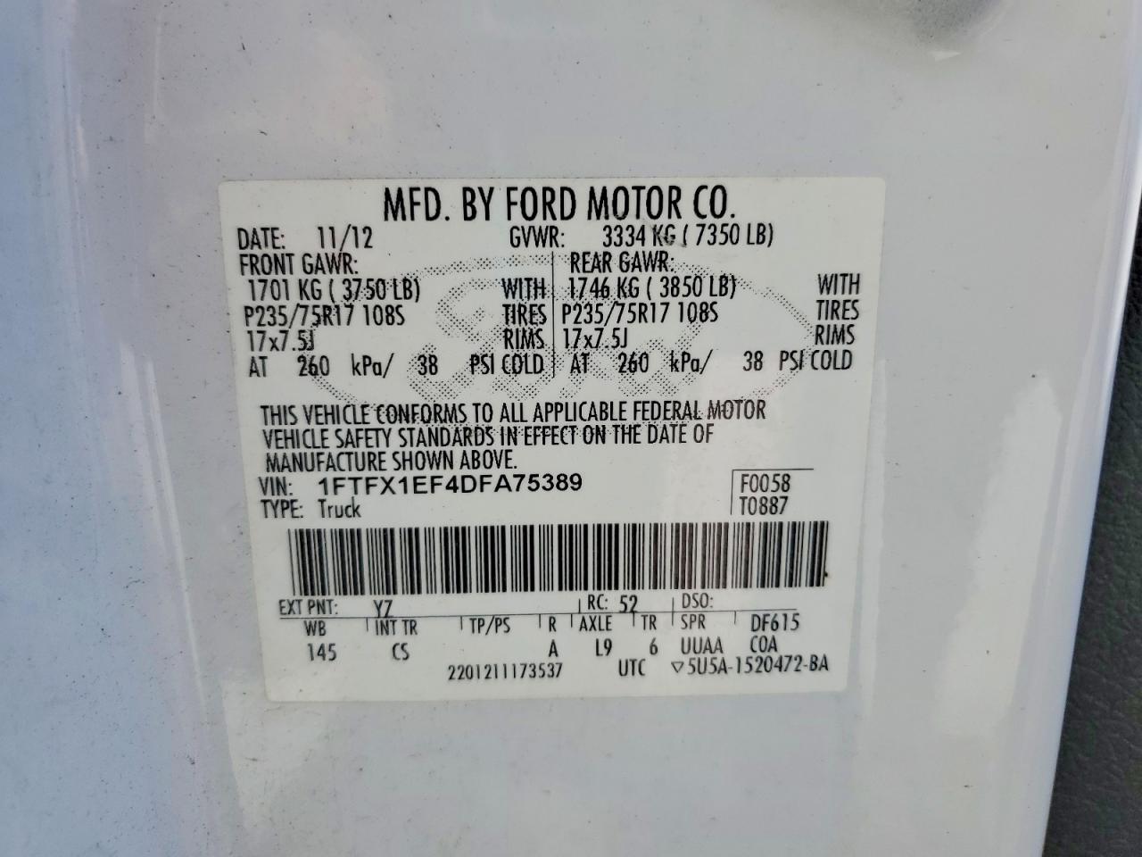 2013 Ford F150 Super Cab - zdjęcie 12