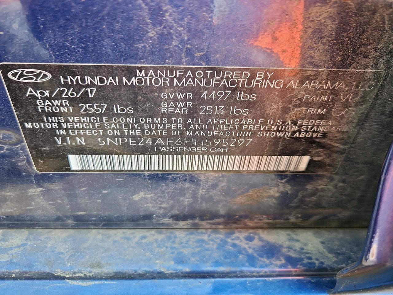 2017 Hyundai Sonata Base - zdjęcie 12