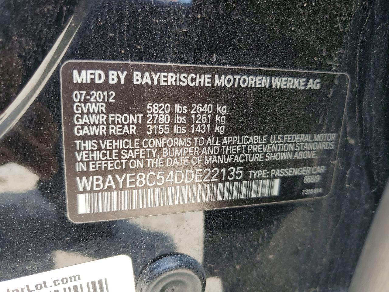 2013 BMW 750 Li - zdjęcie 12