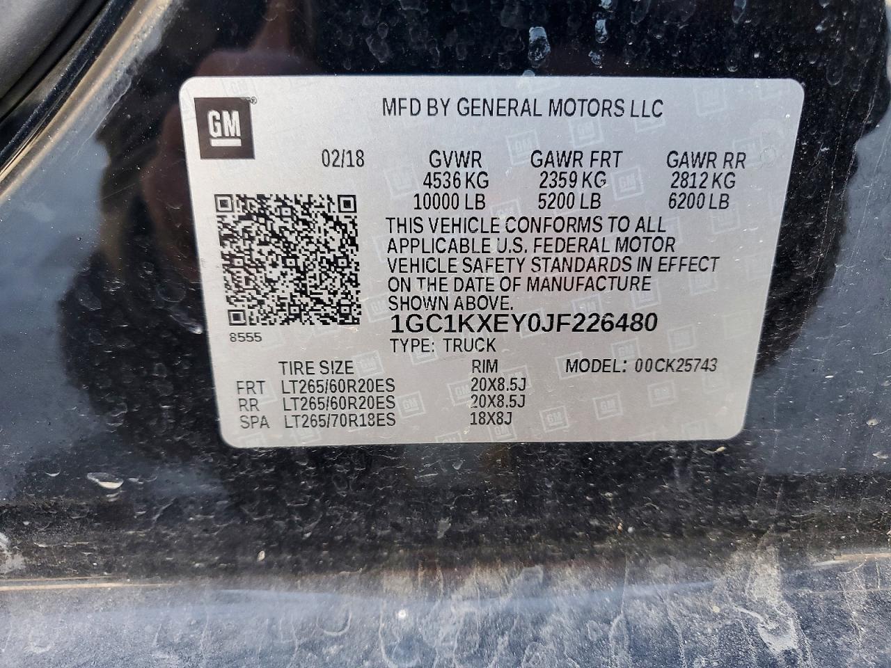 2018 Chevrolet Silverado K2500 High Country - zdjęcie 12