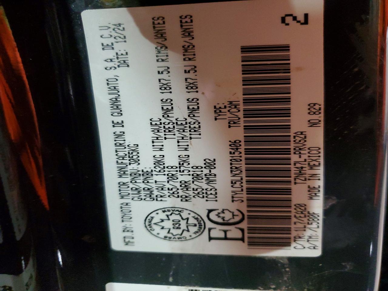 2024 Toyota Tacoma Trd Sport Hv - zdjęcie 12