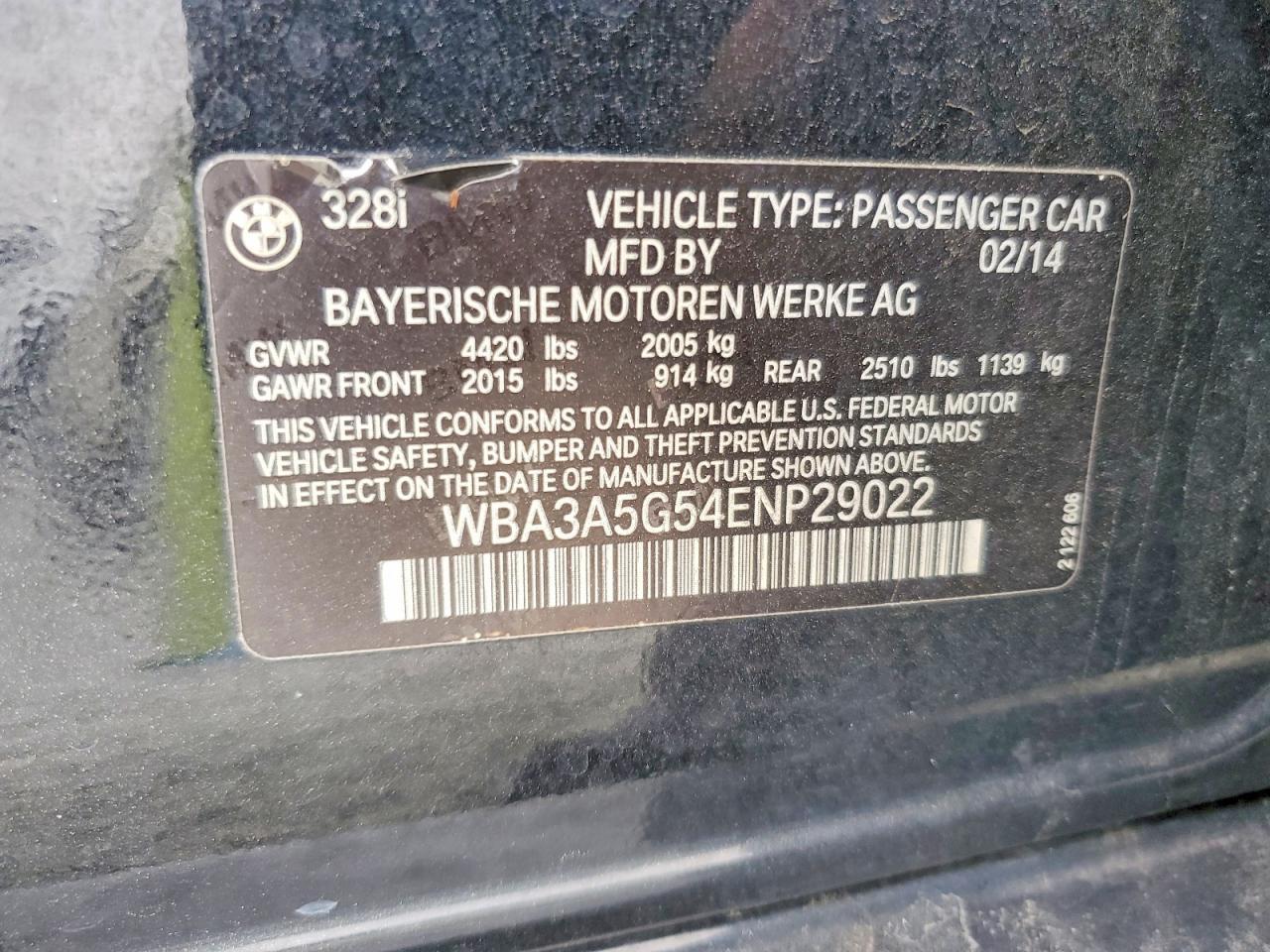 2014 BMW 328 I - zdjęcie 12