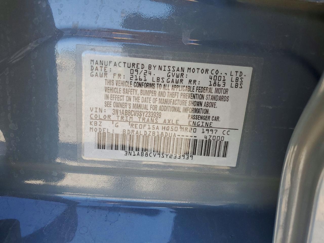 2025 Nissan Sentra Sv - zdjęcie 12