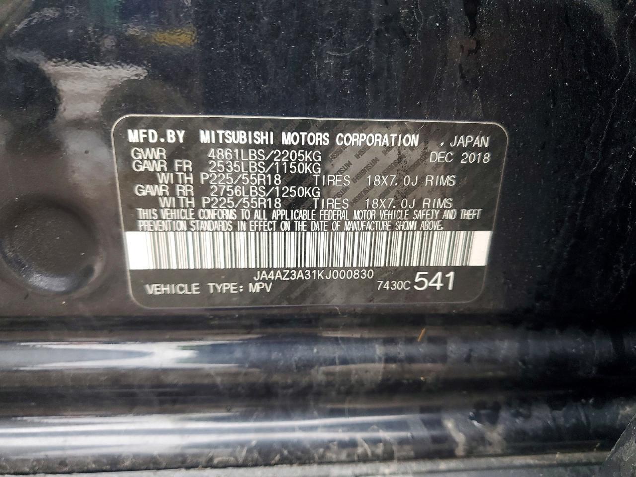 2019 Mitsubishi Outlander Se - zdjęcie 13