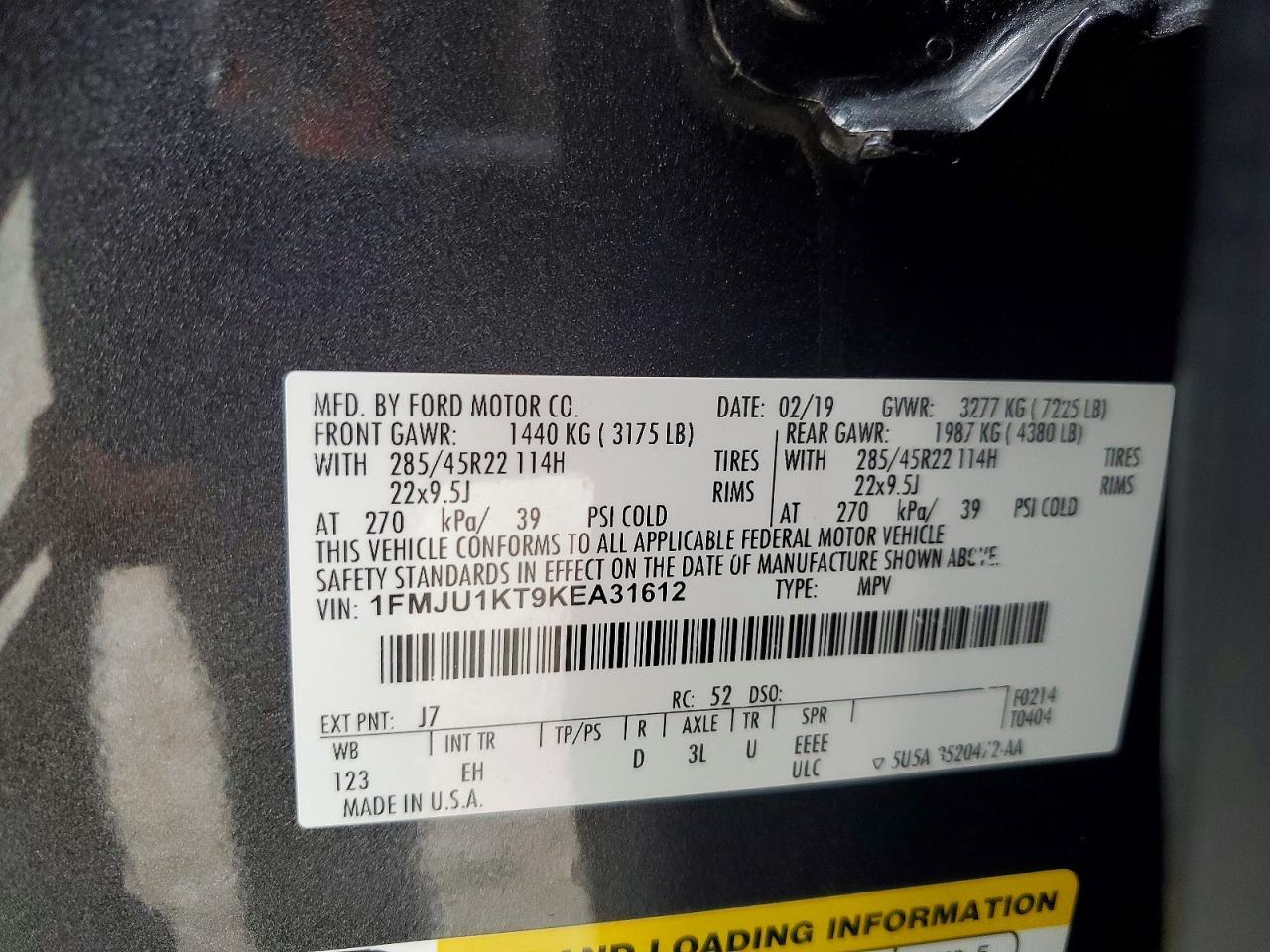 2019 Ford Expedition Limited - zdjęcie 14