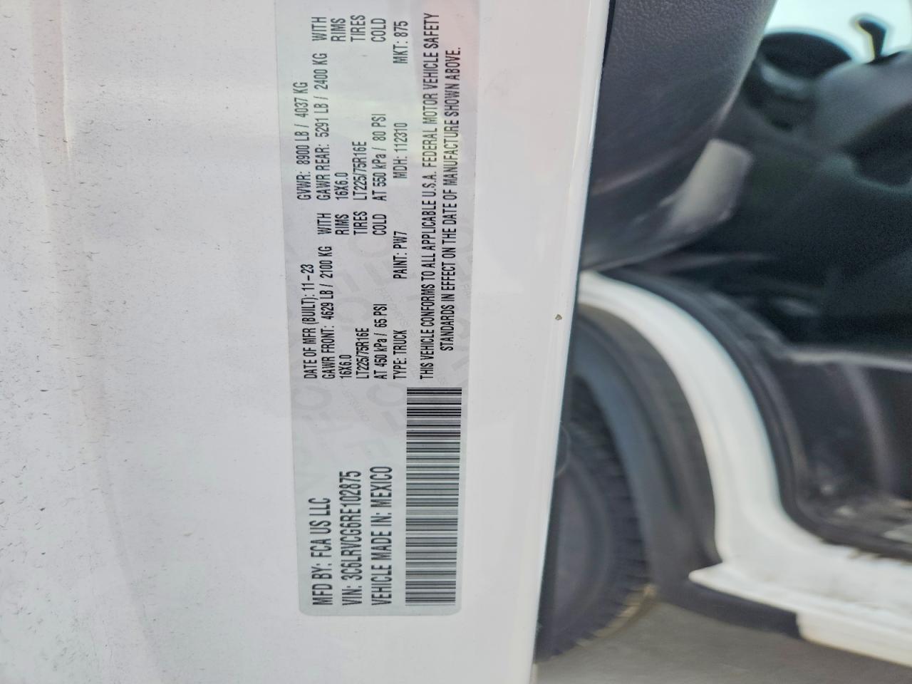 2024 Ram Promaster 2500 2500 High - zdjęcie 14