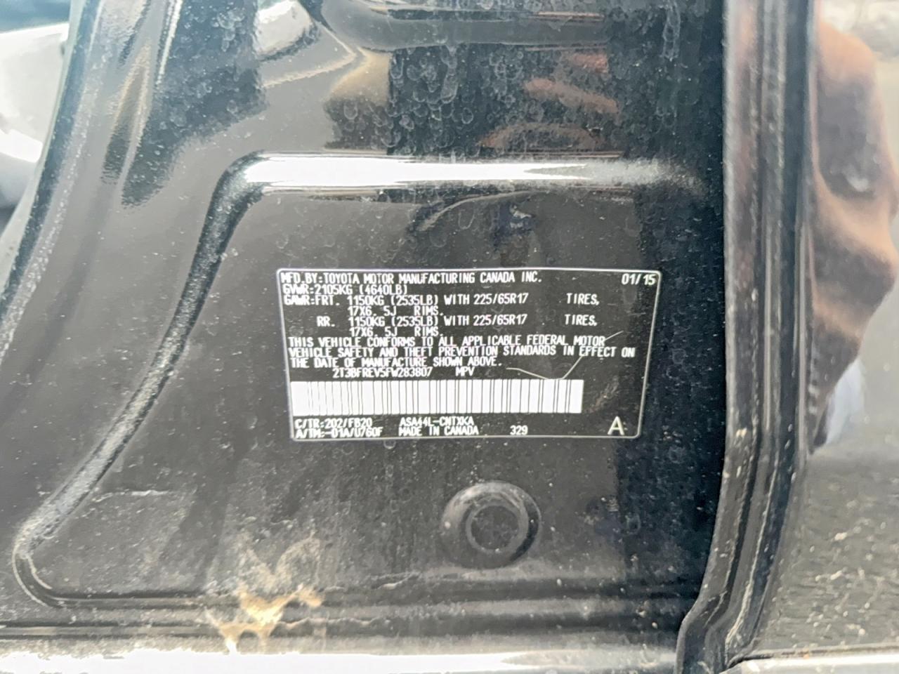 2015 Toyota Rav4 Le - zdjęcie 10
