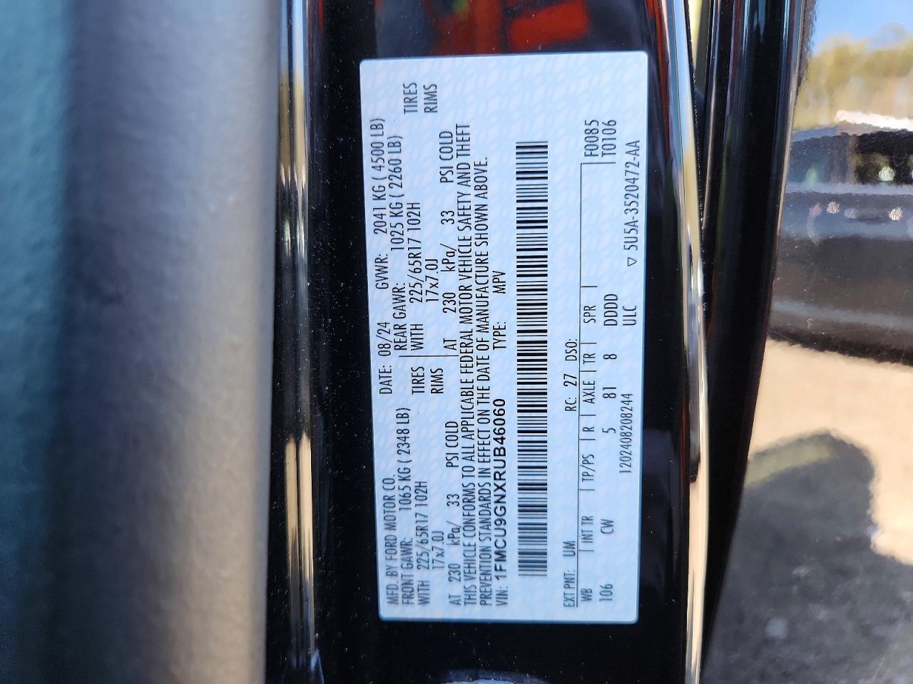 2024 Ford Escape Active - zdjęcie 13