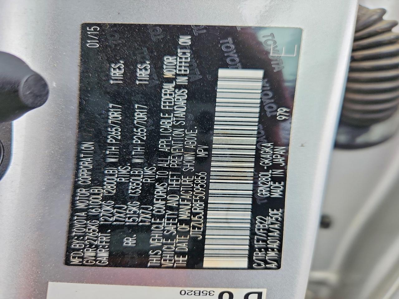 2015 Toyota 4Runner Sr5 - zdjęcie 13