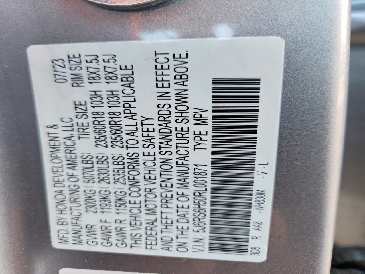 2024 Honda Cr-V Sport - zdjęcie 12