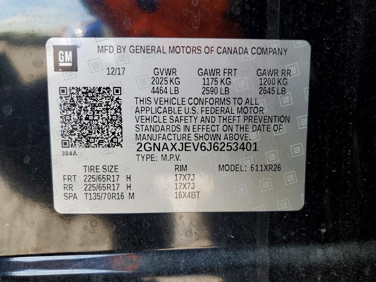 2018 Chevrolet Equinox Lt - zdjęcie 13