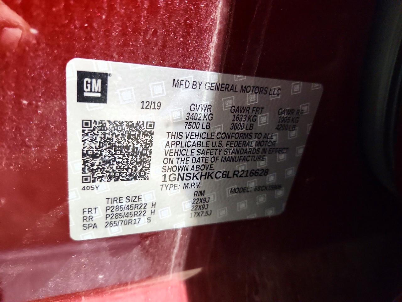 2020 Chevrolet Suburban K1500 Lt - zdjęcie 14