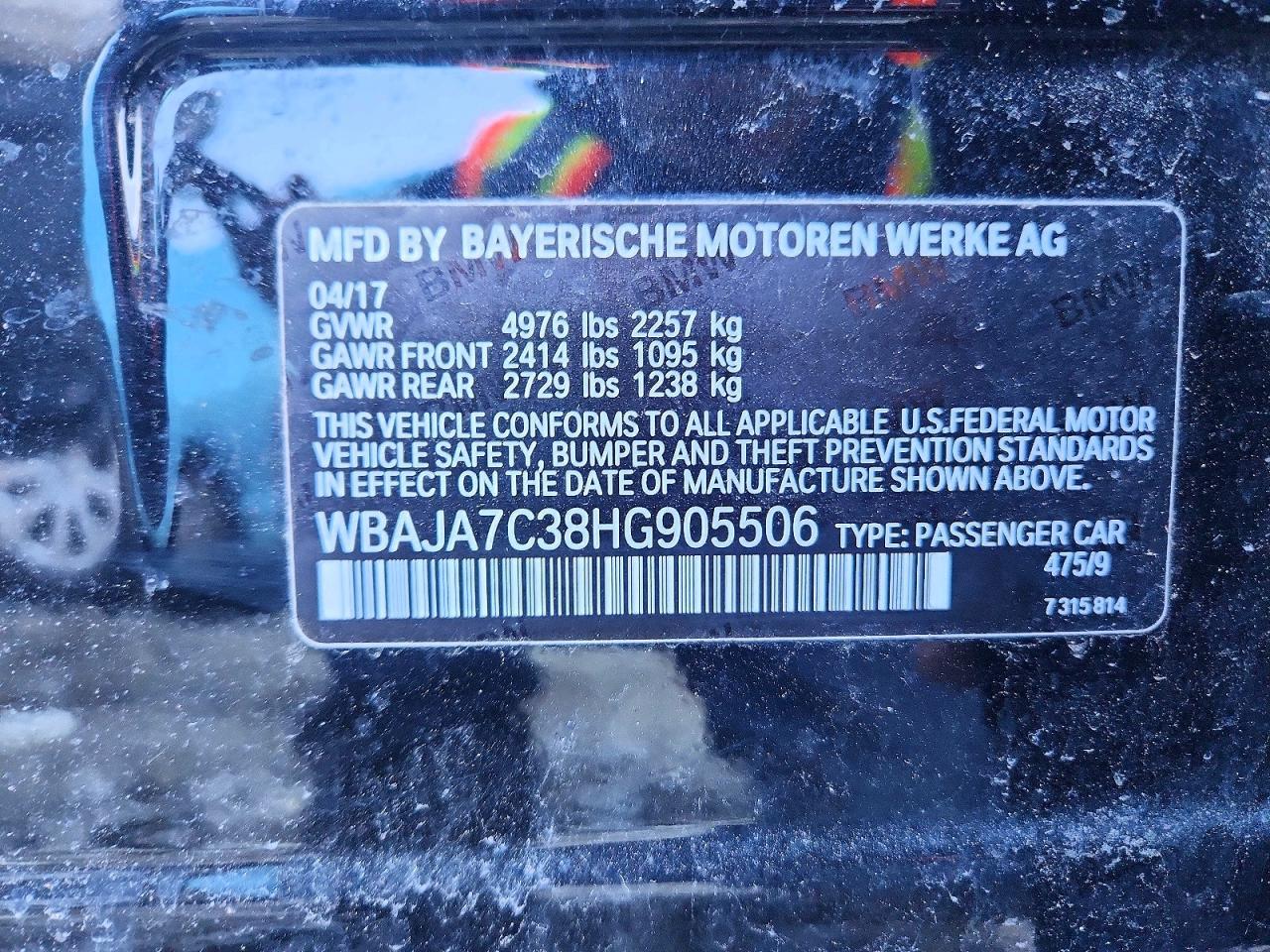 2017 BMW 530 Xi - zdjęcie 12