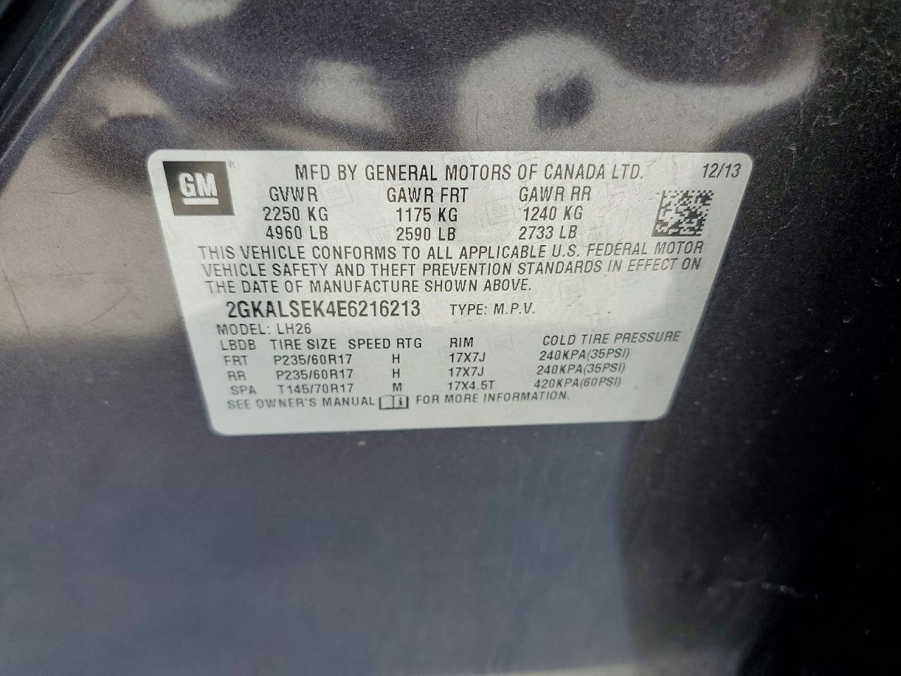 2014 GMC Terrain Slt - zdjęcie 14