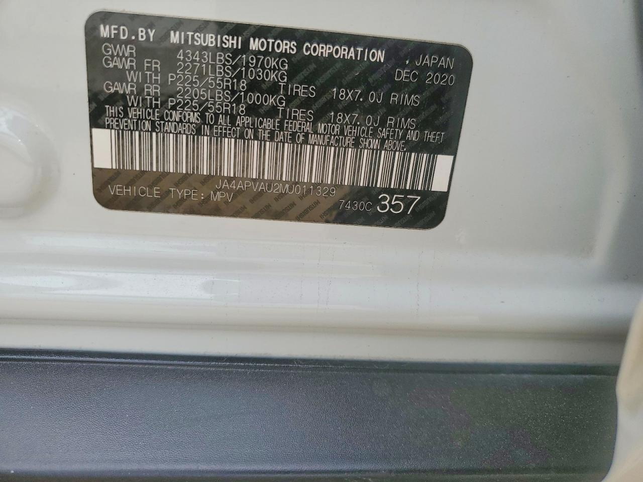 2021 Mitsubishi Outlander Sport Se - zdjęcie 12