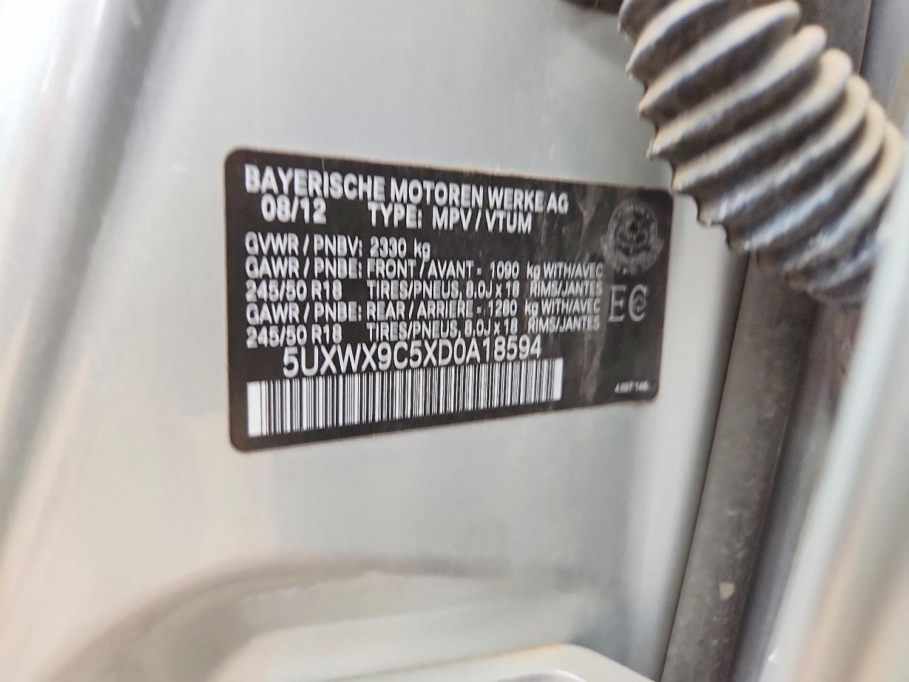 2013 BMW X3 xDrive28I - zdjęcie 13