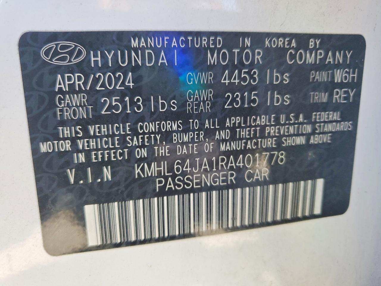 2024 Hyundai Sonata Sel - zdjęcie 12