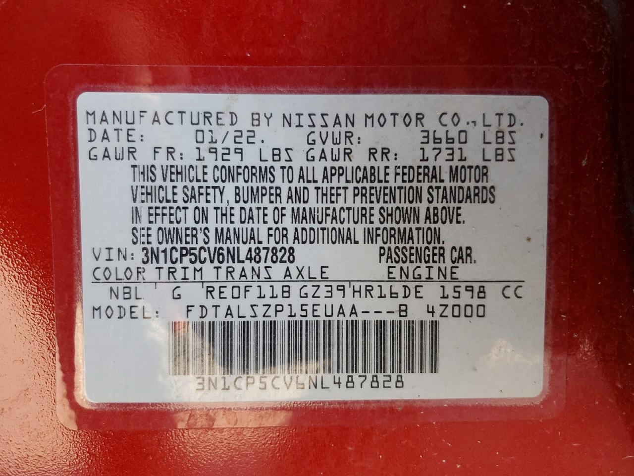 2022 Nissan Kicks Sv - zdjęcie 13