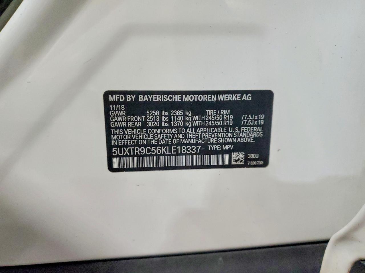 2019 BMW X3 xDrive30I - zdjęcie 14