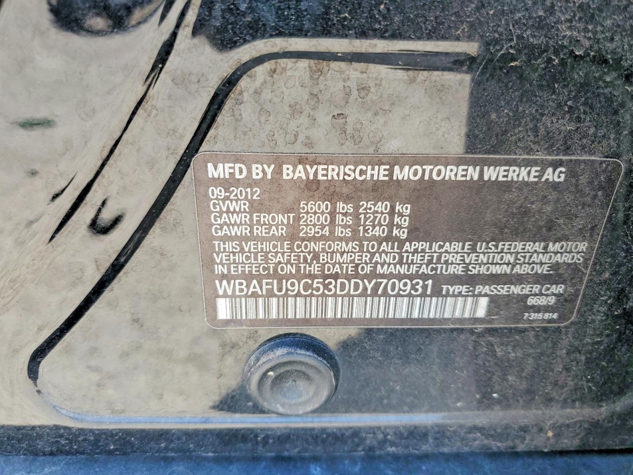 2013 BMW 550 Xi - zdjęcie 13