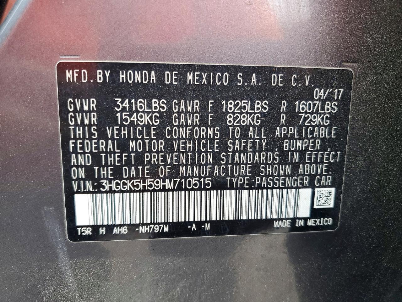 2017 Honda Fit Lx - zdjęcie 13