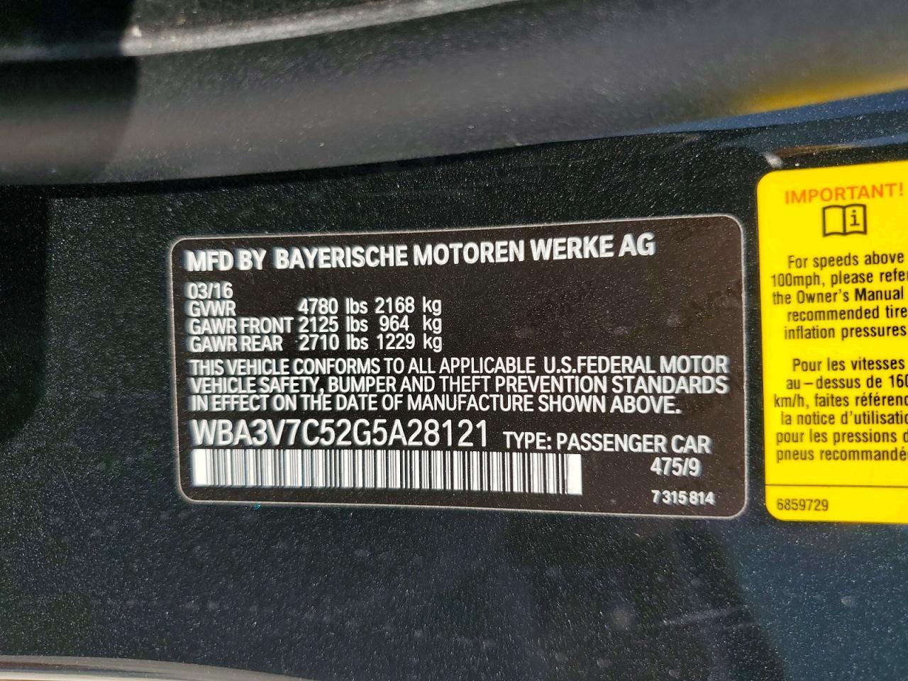 2016 BMW 428 I Sulev - zdjęcie 12