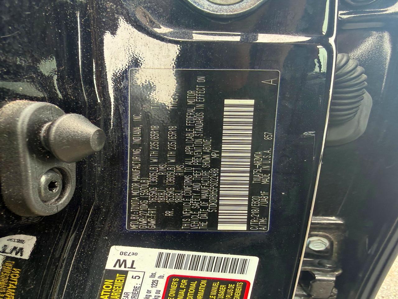 2023 Toyota Highlander Xle - zdjęcie 13