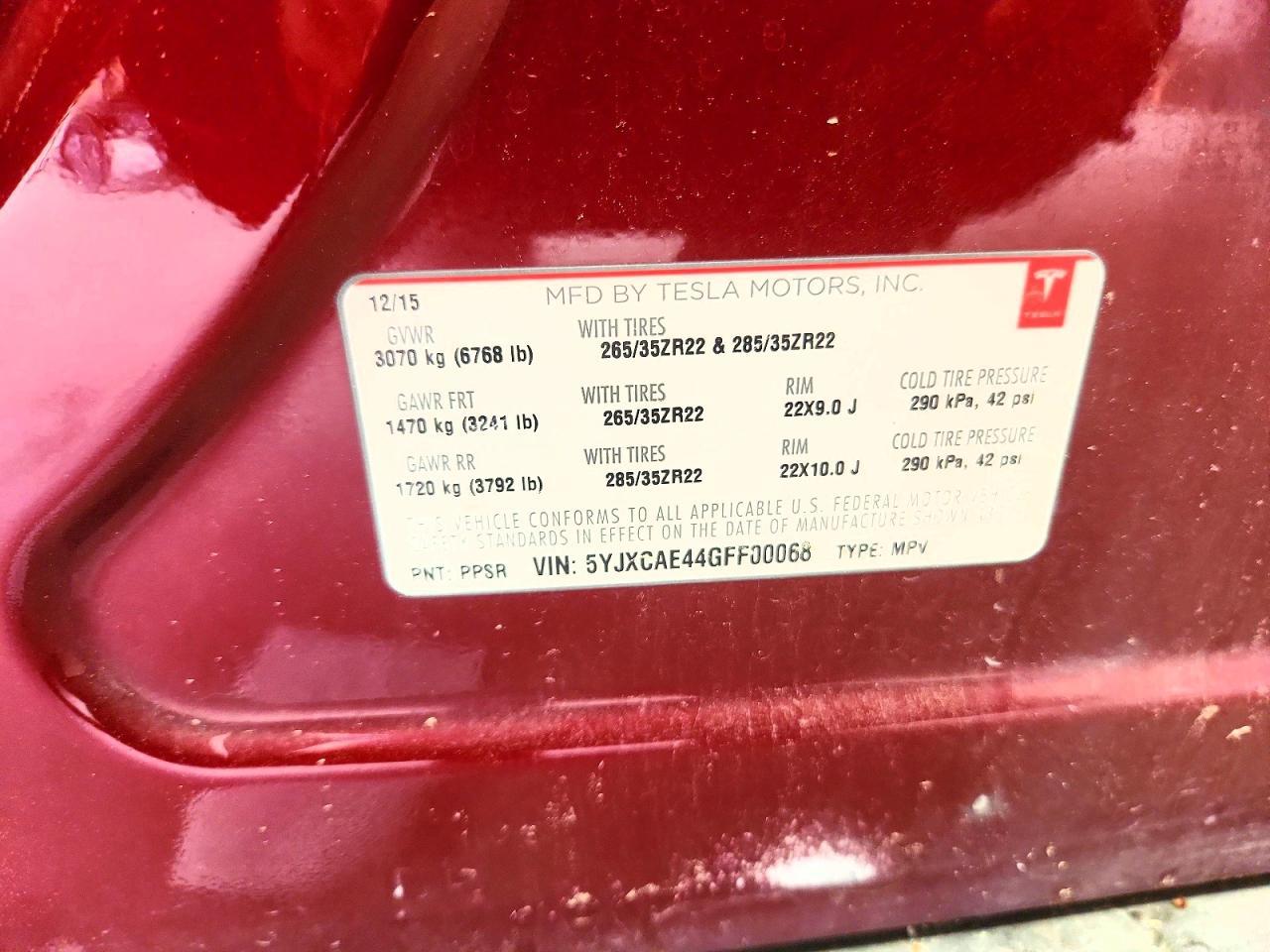 2016 Tesla Model X - zdjęcie 12