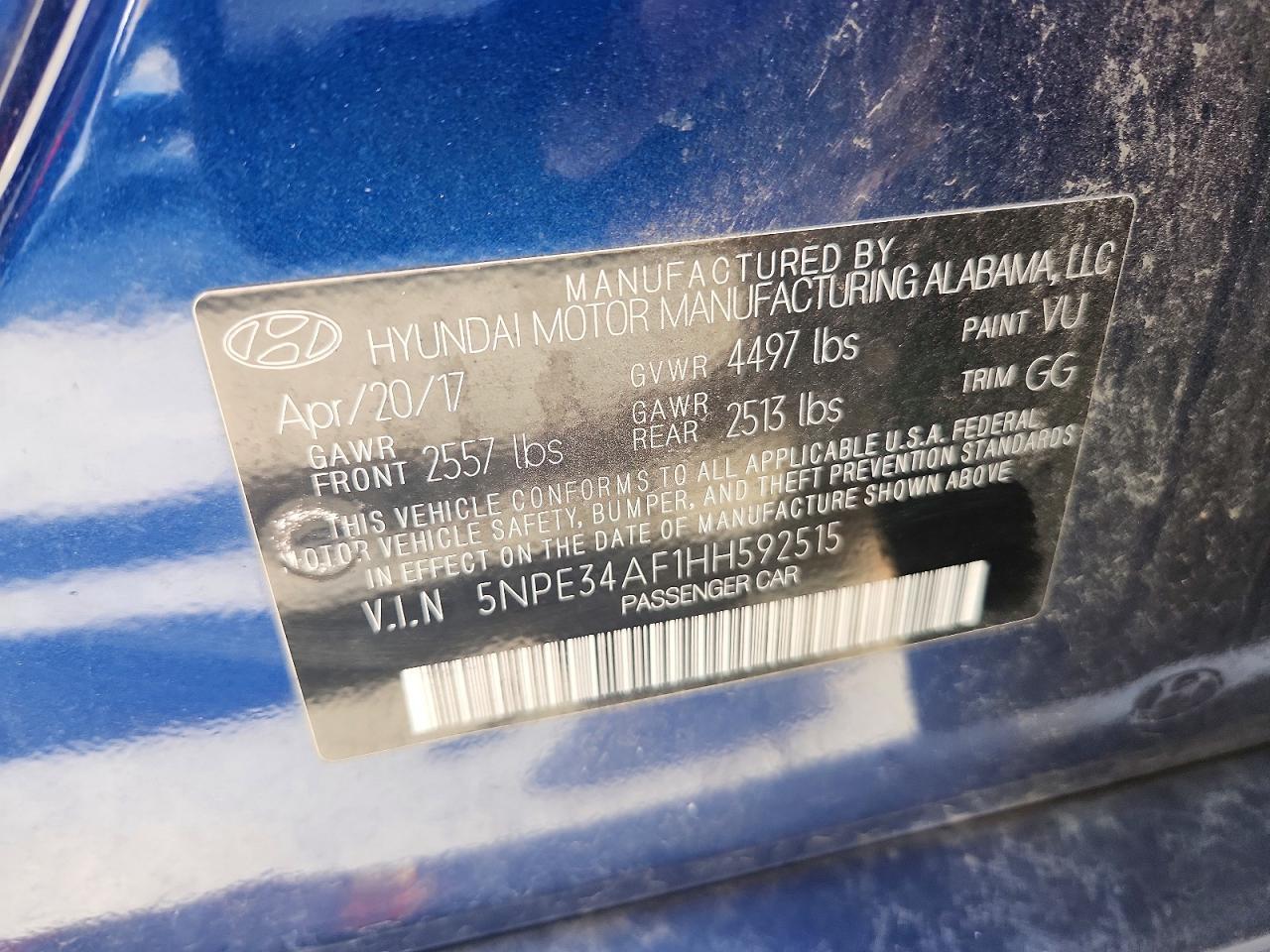 2017 Hyundai Sonata Sport - zdjęcie 12