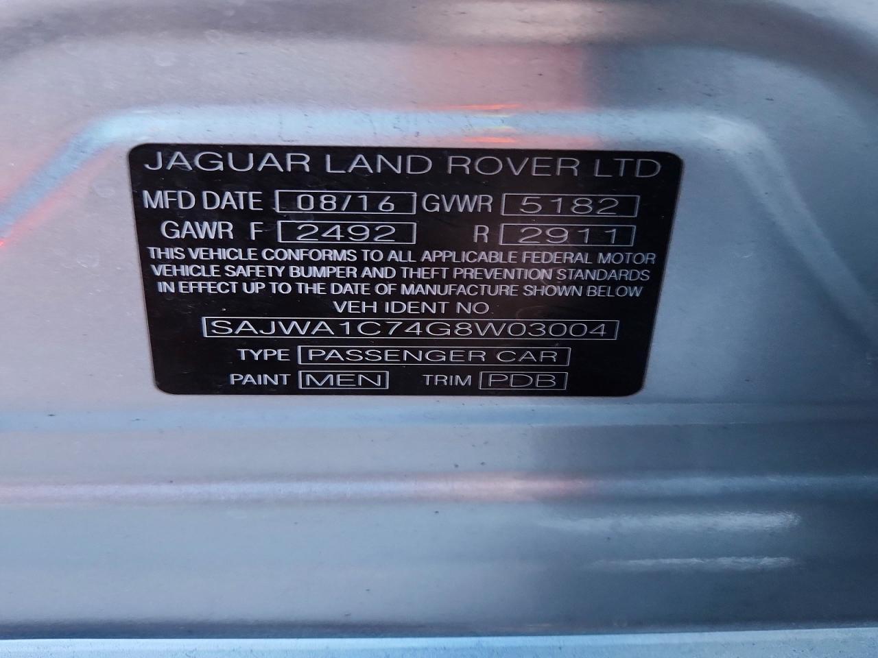 2016 Jaguar Xj - zdjęcie 13