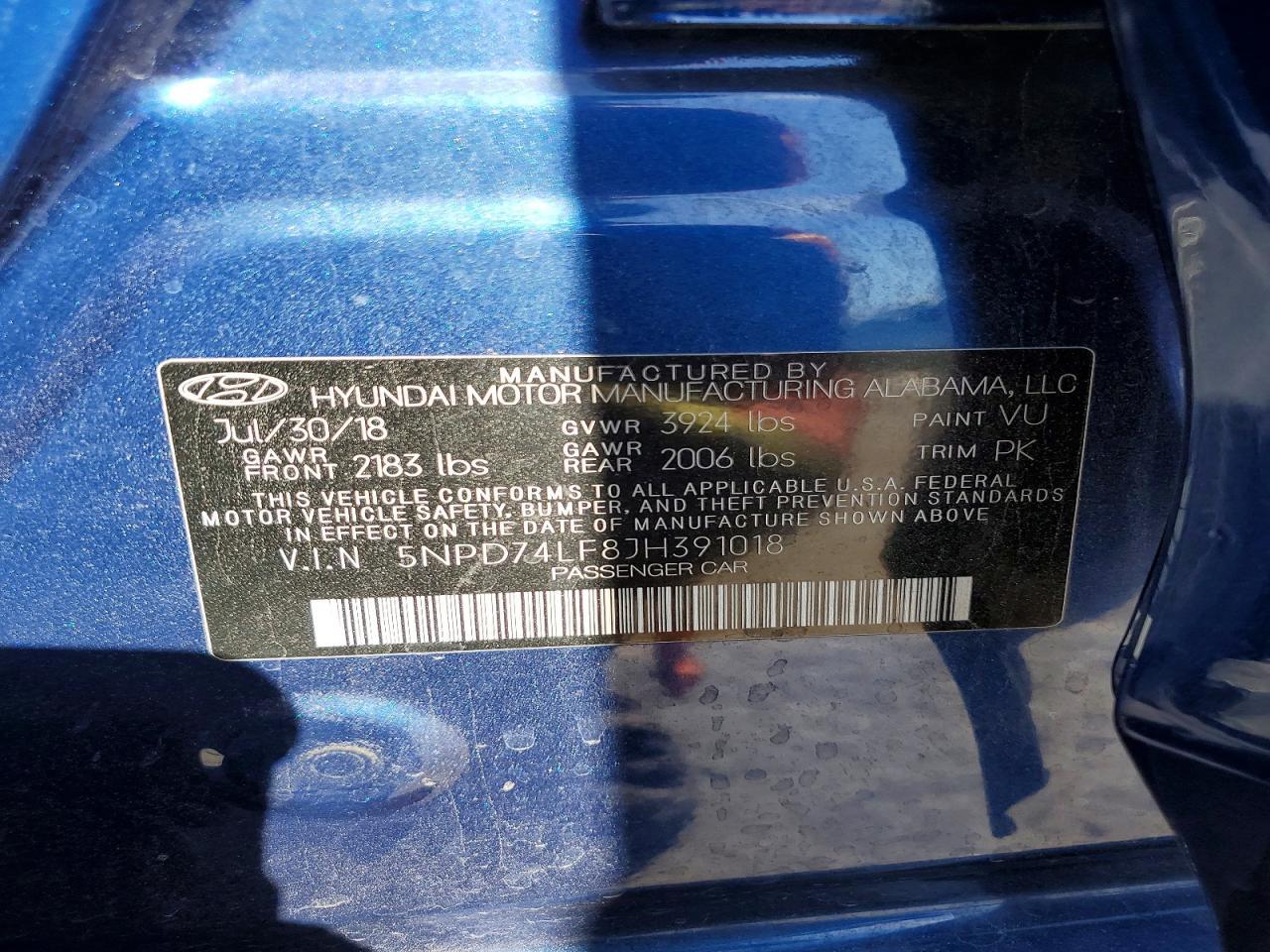 2018 Hyundai Elantra Se - zdjęcie 12