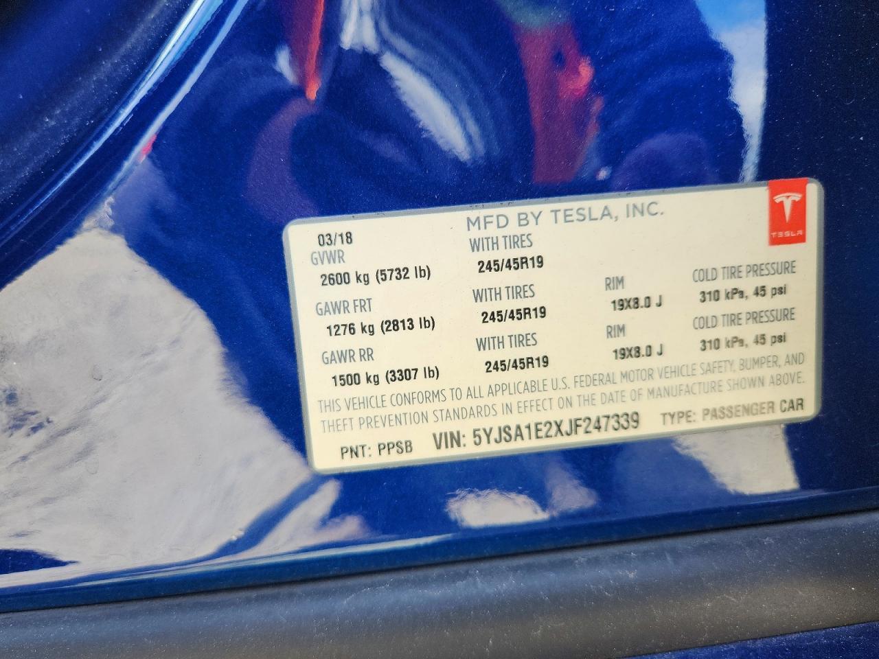 2018 Tesla Model S - zdjęcie 12