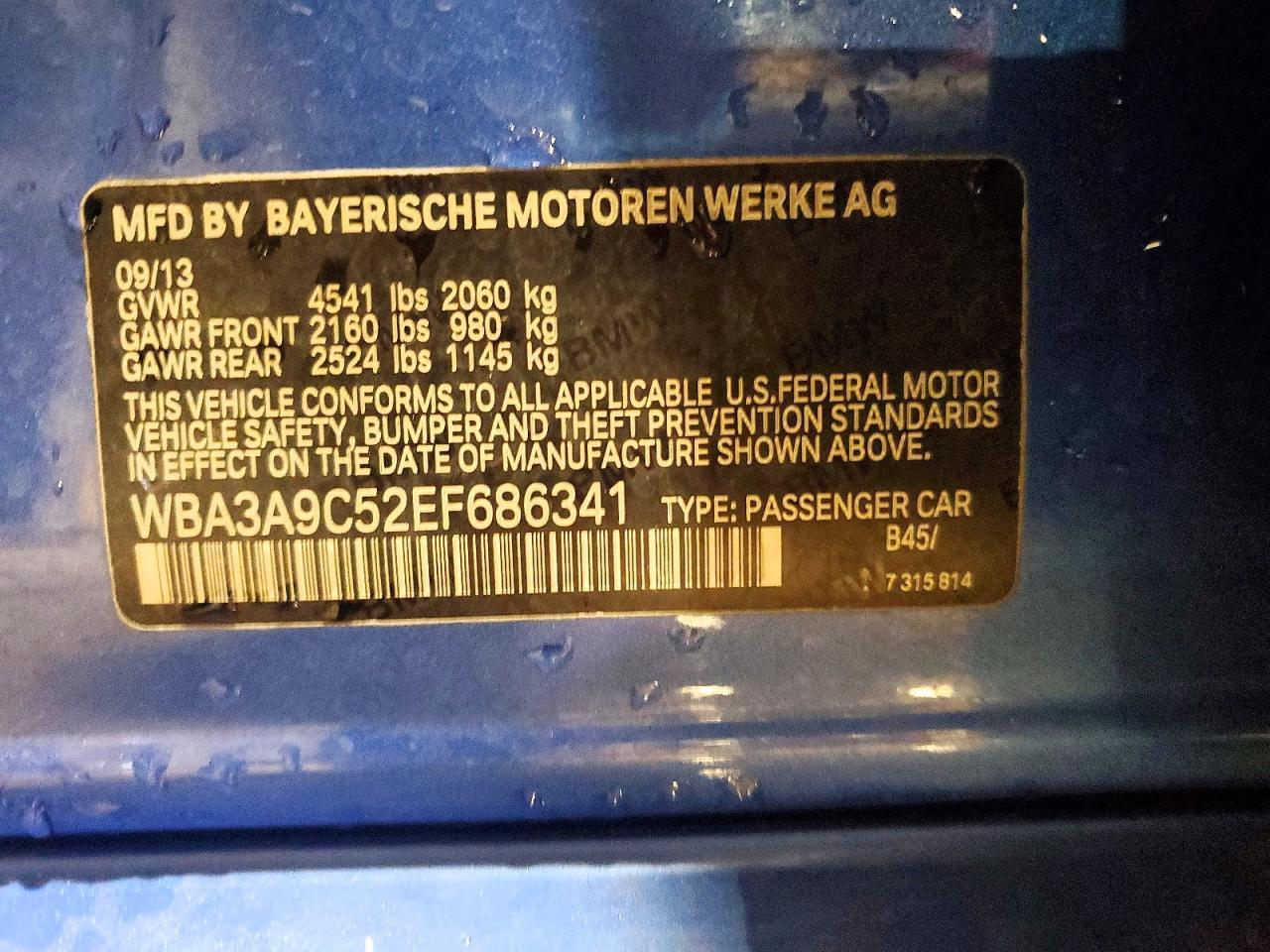 2014 BMW 335 I - zdjęcie 12