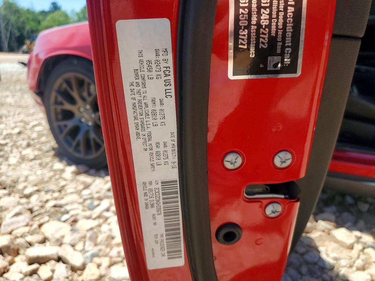 2016 Dodge Challenger Srt Hellcat - zdjęcie 12