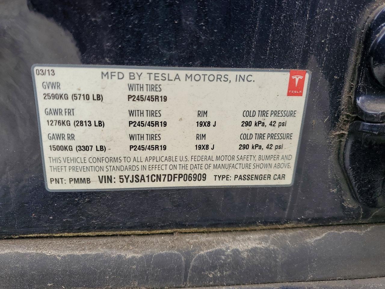 2013 Tesla Model S - zdjęcie 14