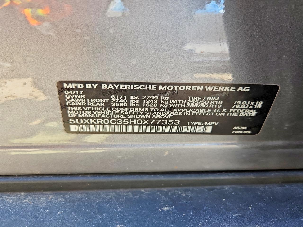 2017 BMW X5 xDrive35I - zdjęcie 13