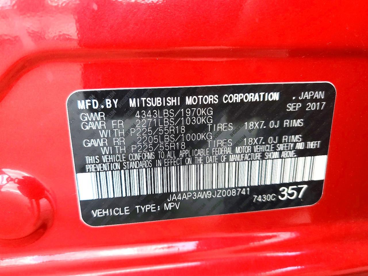 2018 Mitsubishi Outlander Sport Es - zdjęcie 13