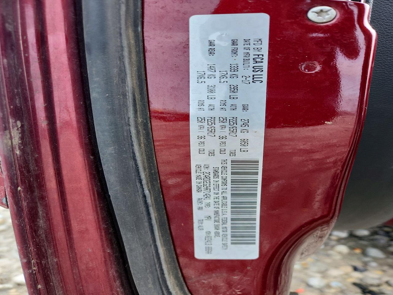 2017 Dodge Grand Caravan Gt - zdjęcie 13