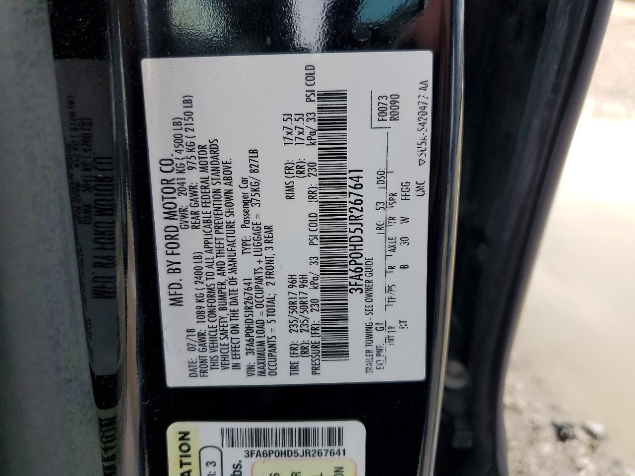 2018 Ford Fusion Se - zdjęcie 12