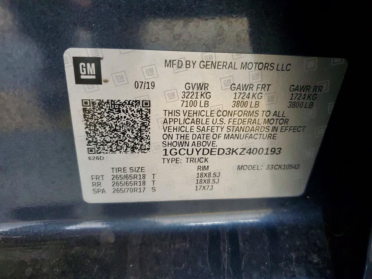 2019 Chevrolet Silverado K1500 Lt - zdjęcie 12