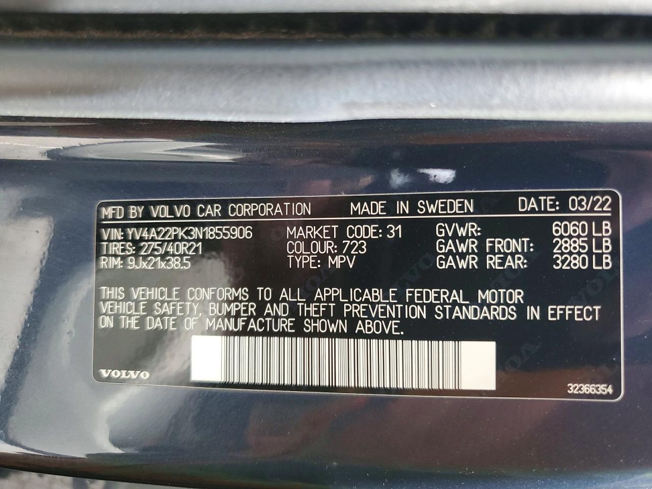 2022 Volvo Xc90 T6 Momentum - zdjęcie 13