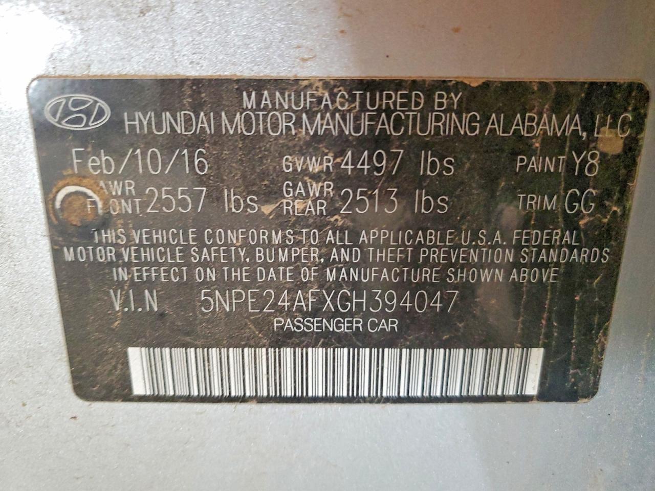 2016 Hyundai Sonata Se - zdjęcie 12