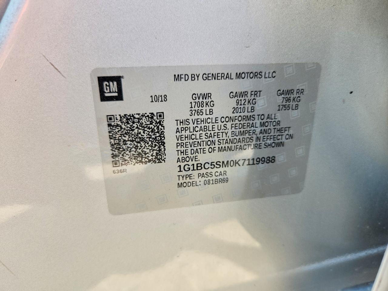 2019 Chevrolet Cruze - zdjęcie 12