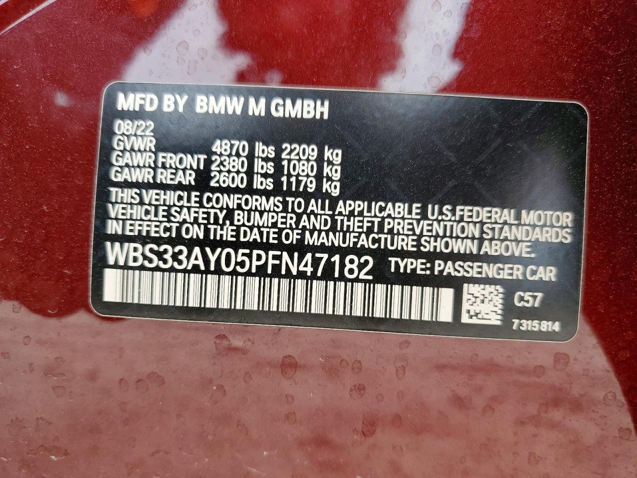 2023 BMW M3 Competition - zdjęcie 13