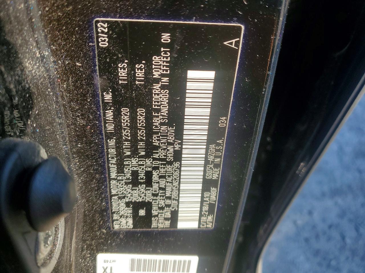 2022 Toyota Highlander Platinum - zdjęcie 13