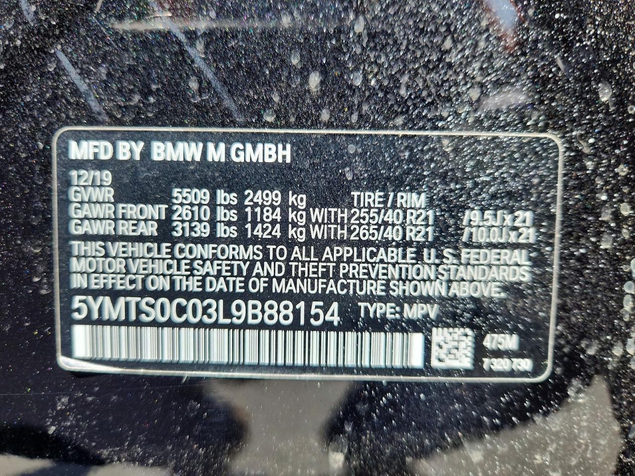2020 BMW X3 M Competition - zdjęcie 13