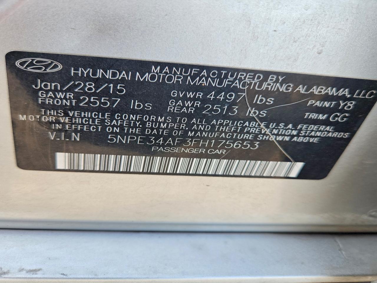 2015 Hyundai Sonata Limited - zdjęcie 13