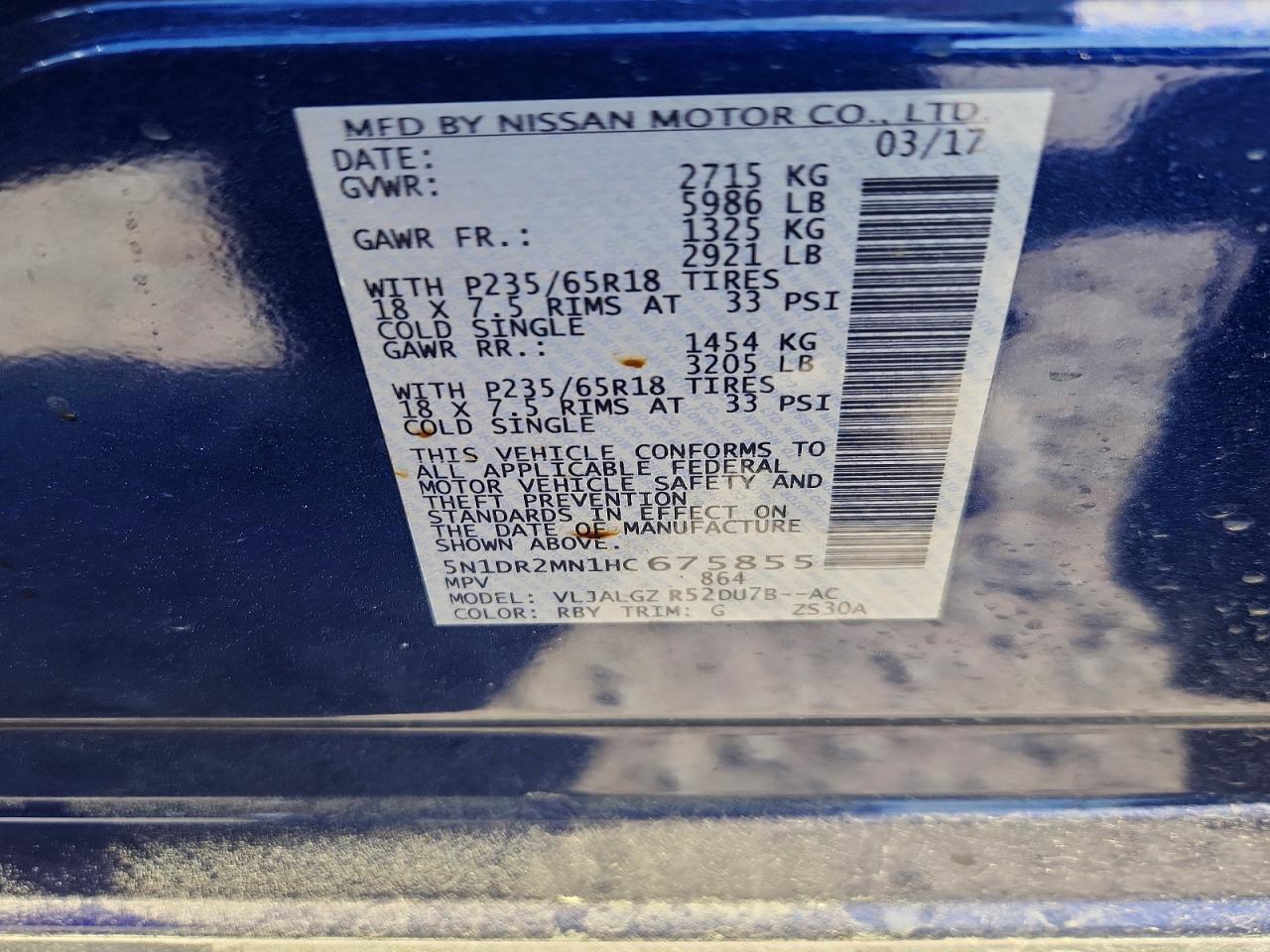 2017 Nissan Pathfinder Sl - zdjęcie 14